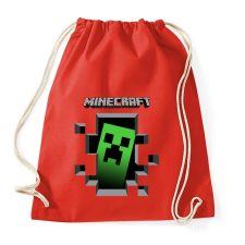 PRINTFASHION Minecraft - Sportzsák, Tornazsák - Piros tornazsák