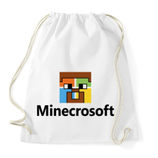 PRINTFASHION Minecrosoft - Sportzsák, Tornazsák - Fehér tornazsák