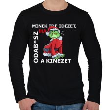 PRINTFASHION Minek ide idézet? - Férfi hosszú ujjú póló - Fekete férfi póló