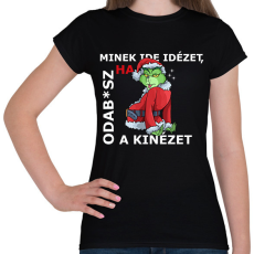 PRINTFASHION Minek ide idézet? - Női póló - Fekete