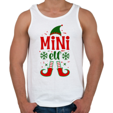 PRINTFASHION Mini elf - Férfi atléta - Fehér atléta, trikó