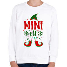 PRINTFASHION Mini elf - Gyerek pulóver - Fehér