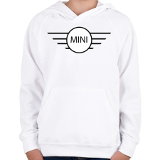 PRINTFASHION Mini - Gyerek kapucnis pulóver - Fehér gyerek pulóver, kardigán