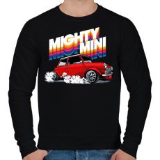 PRINTFASHION Mini Morris - Férfi pulóver - Fekete