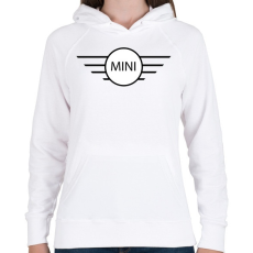 PRINTFASHION Mini - Női kapucnis pulóver - Fehér