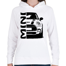 PRINTFASHION Mini - Női kapucnis pulóver - Fehér
