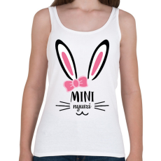 PRINTFASHION Mini nyuszi - lány - Női atléta - Fehér