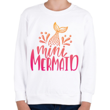 PRINTFASHION Mini sellő - Gyerek pulóver - Fehér gyerek pulóver, kardigán