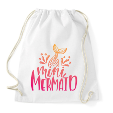 PRINTFASHION Mini sellő - Sportzsák, Tornazsák - Fehér tornazsák