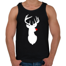 PRINTFASHION Minimal Rudolf - Férfi atléta - Fekete