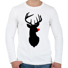 PRINTFASHION Minimal Rudolf - Férfi hosszú ujjú póló - Fehér női póló