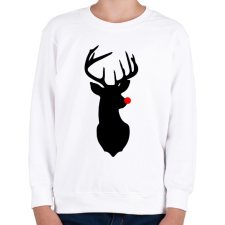 PRINTFASHION Minimal Rudolf - Gyerek pulóver - Fehér gyerek pulóver, kardigán