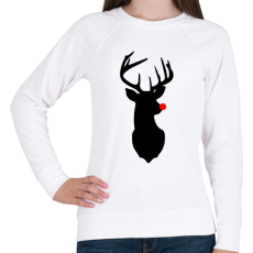 PRINTFASHION Minimal Rudolf - Női pulóver - Fehér