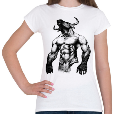 PRINTFASHION Minotaurus - Női póló - Fehér női póló
