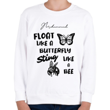 PRINTFASHION Mint a pillangó, mint a méh - Gyerek pulóver - Fehér gyerek pulóver, kardigán
