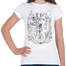 PRINTFASHION Mira - Női póló - Fehér női póló