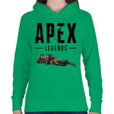 PRINTFASHION Mirage Apex legends - Női kapucnis pulóver - Zöld női pulóver, kardigán