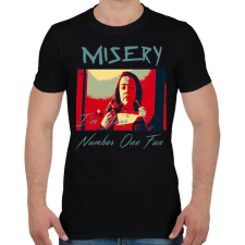 PRINTFASHION misery-hope poster - Férfi póló - Fekete férfi póló