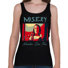 PRINTFASHION misery-hope poster - Női atléta - Fekete női trikó