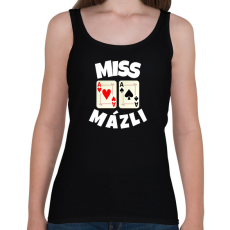 PRINTFASHION MISS MÁZLI - Női atléta - Fekete