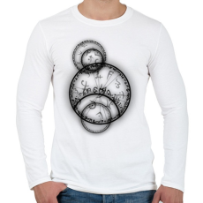 PRINTFASHION misztikus6 - Férfi hosszú ujjú póló - Fehér