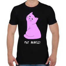 PRINTFASHION MIT AKARSZ - Férfi póló - Fekete férfi póló