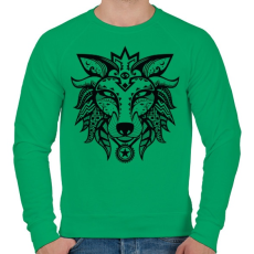 PRINTFASHION Mitikus állat - Férfi pulóver - Zöld