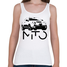 PRINTFASHION Mito Alfa - Női atléta - Fehér női trikó