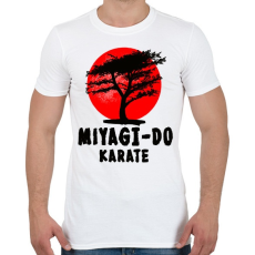 PRINTFASHION miyagi-do karate - Férfi póló - Fehér