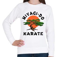 PRINTFASHION Miyagi-Do Karate - Női pulóver - Fehér
