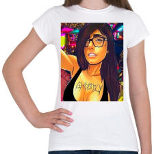 PRINTFASHION MK - Női póló - Fehér női póló