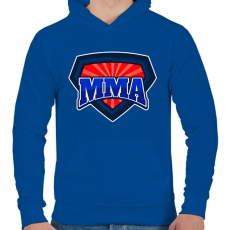 PRINTFASHION MMA - Férfi kapucnis pulóver - Királykék