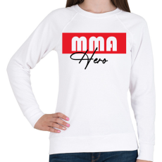 PRINTFASHION MMA hero - Női pulóver - Fehér