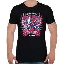 PRINTFASHION Mocskos motorok - Férfi póló - Fekete férfi póló