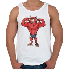 PRINTFASHION Modern Minotaurusz - Férfi atléta - Fehér atléta, trikó