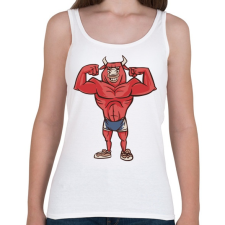 PRINTFASHION Modern Minotaurusz - Női atléta - Fehér női trikó