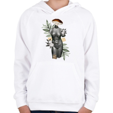 PRINTFASHION Modern szobor - Gyerek kapucnis pulóver - Fehér gyerek pulóver, kardigán