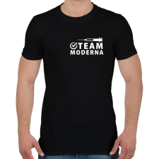 PRINTFASHION Moderna Team - Férfi póló - Fekete férfi póló
