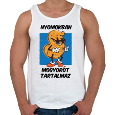 PRINTFASHION Mogyoró - Férfi atléta - Fehér atléta, trikó