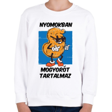 PRINTFASHION Mogyoró - Gyerek pulóver - Fehér gyerek pulóver, kardigán