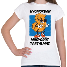 PRINTFASHION Mogyoró - Női póló - Fehér