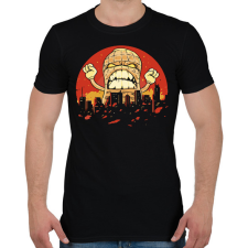 PRINTFASHION Mogyoró szörny - Férfi póló - Fekete férfi póló