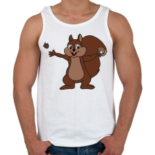 PRINTFASHION Mókus  - Férfi atléta - Fehér atléta, trikó