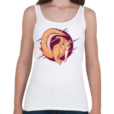 PRINTFASHION Mókus  - Női atléta - Fehér