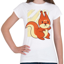 PRINTFASHION Mókus - Női póló - Fehér női póló