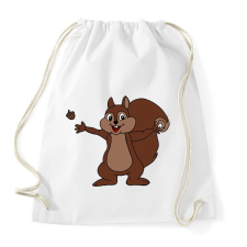 PRINTFASHION Mókus  - Sportzsák, Tornazsák - Fehér tornazsák