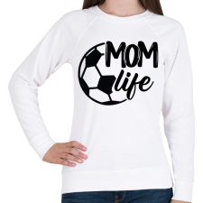PRINTFASHION Mom life - Női pulóver - Fehér női pulóver, kardigán