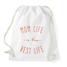 PRINTFASHION mom life - Sportzsák, Tornazsák - Fehér tornazsák