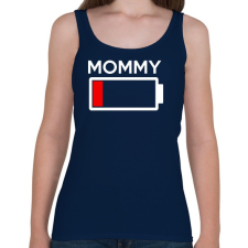 PRINTFASHION MOMMY - Női atléta - Sötétkék női trikó