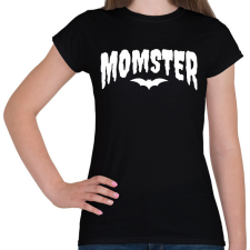 PRINTFASHION Momster - Női póló - Fekete női póló